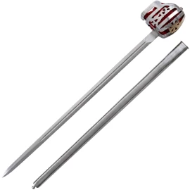 Scottish Basket-Hilt Broadsword Culloden with Steel Scabbard - Outlet