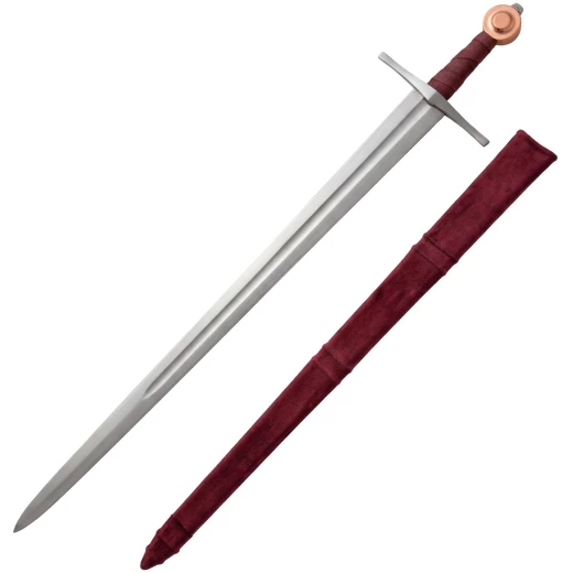 Medieval Crusader Knight Sword Lübeck Oakeshott Type XII Scabbard - Outlet