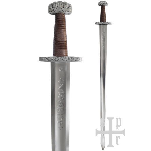 Ballinderry Ulfberht Sword, Steel Hilt, Viking Sword, Practical Blunt, Class C