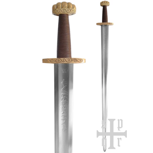 Vikingský meč na šerm Ballinderry od Ulfberht s bronzovým jílcem, Třída C
