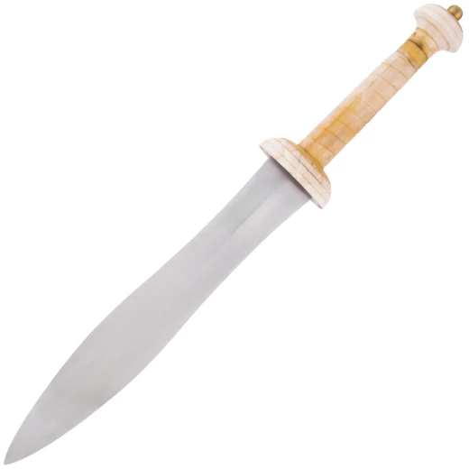 Roman Gladiator Dagger Pompeii with Hand-Carved Bone Handle