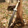 Roman Gladiator Dagger Pompeii with Hand-Carved Bone Handle