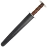 Historischer Scheibendolch Für Den Schaukampf Mit Geschnitztem Holzgriff - Outlet