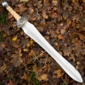 Antiker Gladius Tiberius für LARP, Bronze-Dekor