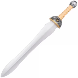 Antiker Gladius Tiberius für LARP, Bronze-Dekor