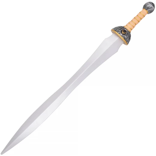 Antikes Langschwert Gladius Tiberius für LARP, Bronze-Optik
