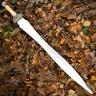 Antikes Langschwert Gladius Tiberius für LARP, Bronze-Optik