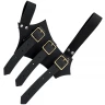 Universeller Schwert- und Axthalter aus Leder mit 3 Riemen - Outlet
