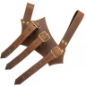 Universeller Schwert- und Axthalter aus Leder mit 3 Riemen - Outlet