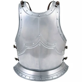 Kompletní gotická zbroj – Kyrys s tordovanými okraji (1,2 mm ocel)