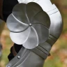 Gotické nohy, plátové chrániče nohou z 1,2 mm železa