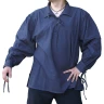 Late Medieval Cotton Lace-Up Men's Shirt - Outlet