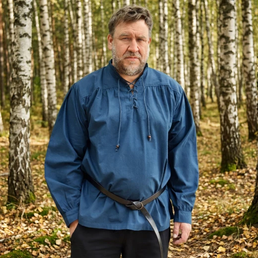 Medieval Shirt Ludwig, blue