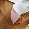 Prosté středověké kalhoty Hagen pro muže i ženy, béžovo-hnědá