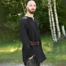 Mittelalterliches Leibhemd Gunther – Baumwolle, Schwarz