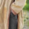Wikinger-Tunika Sigval – Beige/Braun, Canvas, Used-Look