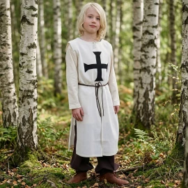 Dětský templářský varkoč Alexander, přírodní/černá- Outlet