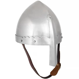 Normannenhelm mit Nasal und Zierband, 1,6 mm Stahl