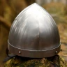 Norman Nasal Helm with Decorative Band, 1.6mm Steel