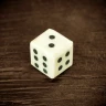 Handgeschnitzte Würfel aus Knochen, 12 mm, 6er-Set - Outlet