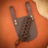 Schwerthalter aus Leder für den Gürtel mit Schnürung - Outlet