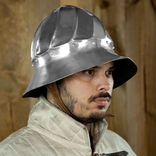 Burgundian Kettle Hat with Fluting | 1475