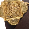 Medieval Leather Belt Saint George, various colours