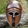 Italo-Corinthian Helmet Praetorian with Bronze Finish, 18 Gauge Steel