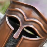Italo-Corinthian Helmet Praetorian with Bronze Finish, 18 Gauge Steel