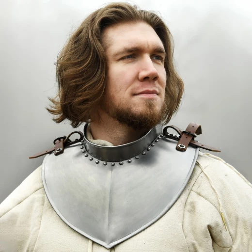 Spätmittelalterlicher Ringkragen (Halsberge) – 1,2 mm Stahl