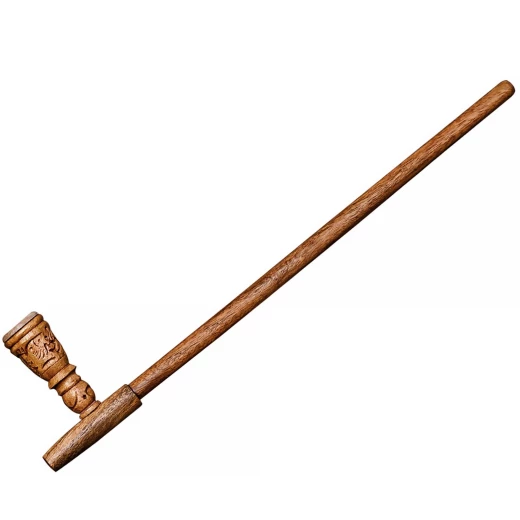 Dlouhá kuřácká dýmka "Churchwarden", akáciové dřevo, 17.-19. století