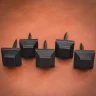 Set mit 5 geschmiedeten Nägeln mit Pyramidenkopf, 8 cm