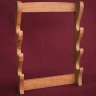 Schwertständer aus Holz für 3 Schwerter oder Äxte, Akazienholz - Outlet