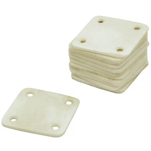 Set Knochen-Webkarten für Brettchenweben, 3,5 x 3,5 cm - Outlet