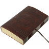 Leather Notepad with Medieval Cross and Circular Ornament 14x21cm
