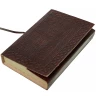 Leather Notepad with Celtic Sun and Medieval Cross on Leather Cover, 21x14cm