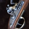 Francouzská křesadlová pistole Napoleon, 19. století, nefunkční replika