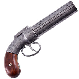 1837 Allen & Thurber Pepperbox 6 Shots Revolver, Replica