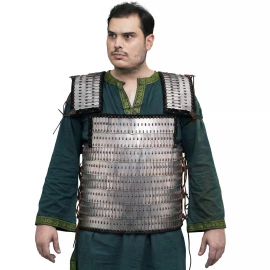 Lamellenpanzer aus Edelstahl in Größe XL - Outlet