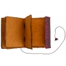 Kožený zápisník Steampunk s patinovaným papírem