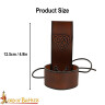 Leather Drinking Horn Holder with a Celtic Knotwork
