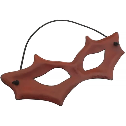 Fantasy Augenmaske aus Leder "Erebos", braun - Outlet