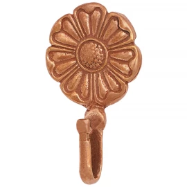 Mittelalterlicher Gewandhaken mit Rosette, Bronzeabguss im Wachsausschmelzverfahren - Outlet