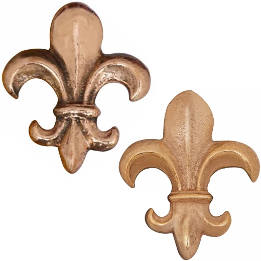 Gürtelbeschlag Fleur-de-Lys, Bronzeabguss im Wachsausschmelzverfahren - Outlet