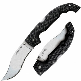 Folding Knife Voyager Vaquero XL, Serrated, AUS 10A