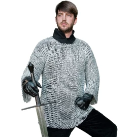 Riveted Aluminum Chainmail Hauberk - Lightweight Armor - Outlet