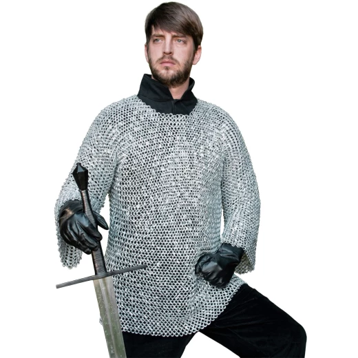Riveted Aluminum Chainmail Hauberk - Lightweight Armor - Outlet