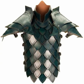 Leder-Schuppenpanzer Hüter des Waldes – Dunkelgrün