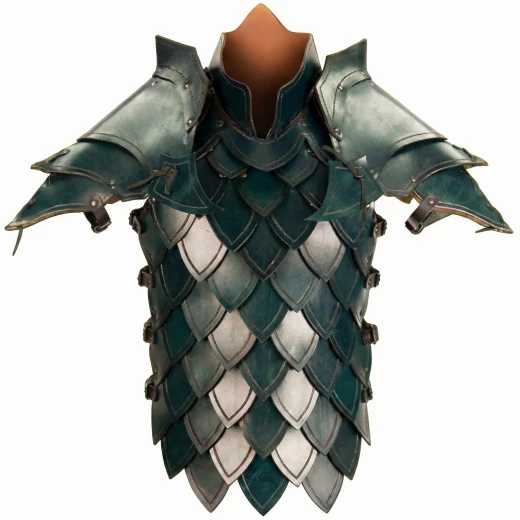 Leder-Schuppenpanzer Hüter des Waldes – Dunkelgrün