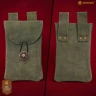 Mittelalterliche Gürteltasche aus Wildleder für Handy und Wertsachen